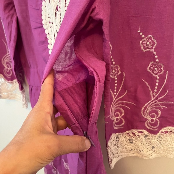 Bellaza Tunic Hand embroidered - Medium PTP 20 inch - Picture 13 of 14